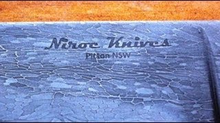 Etching a Professional Looking Makers Mark or Name on a Knife Blade with Household Items