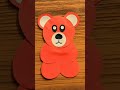 Paper Teddy Bear #Paper Craft #Shortvideo