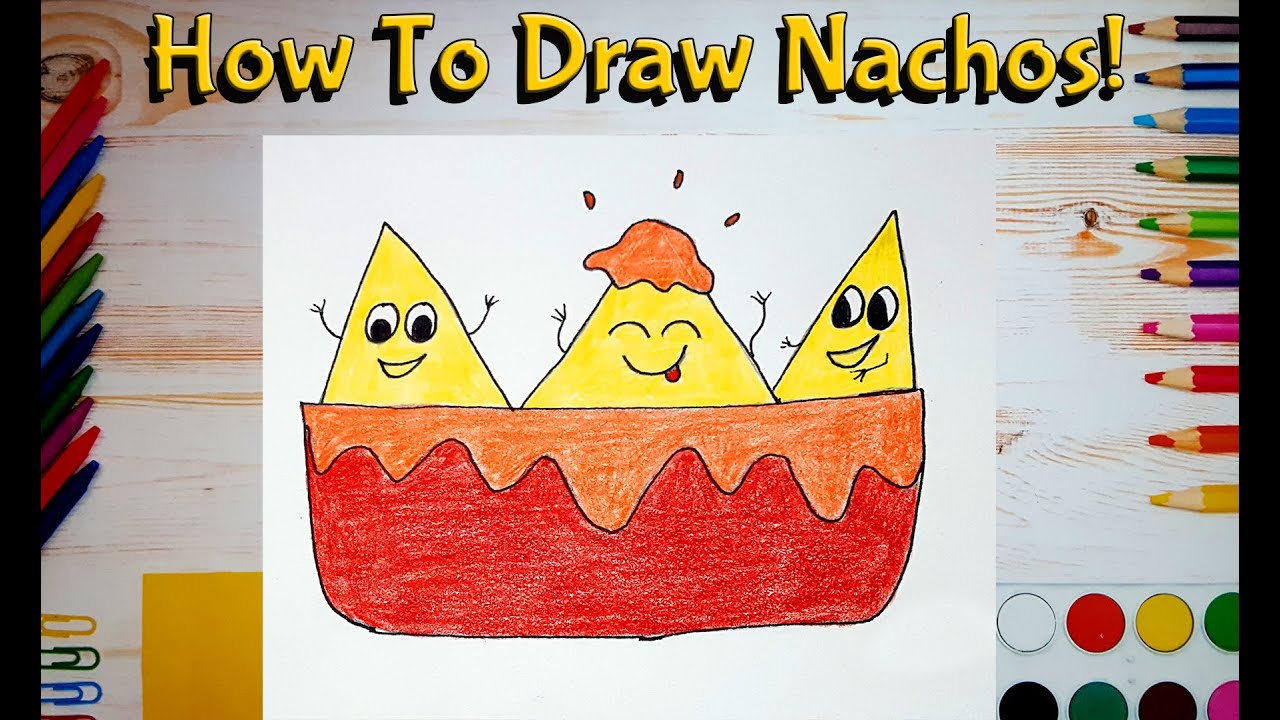 How To Draw A Funny Nachosaurus 