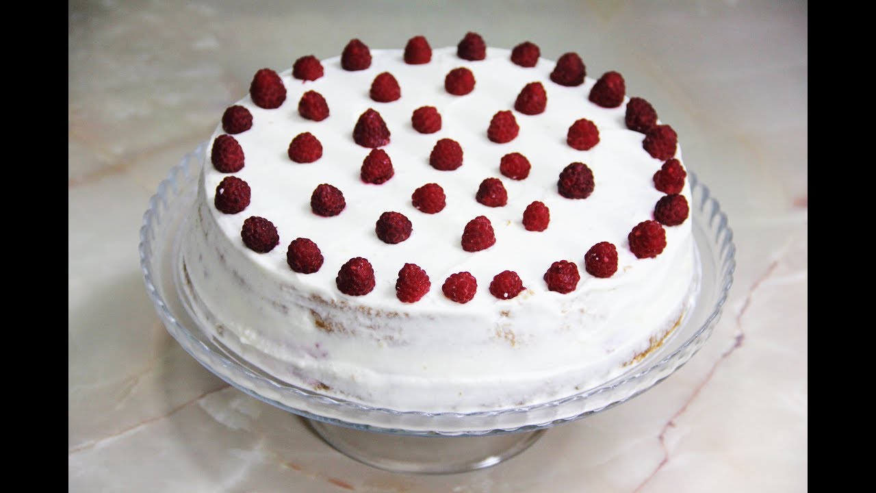 НЕВЕРОЯТНО ВКУСНЫЙ МАЛИНОВЫЙ ТОРТ НА СЛИВКАХ!