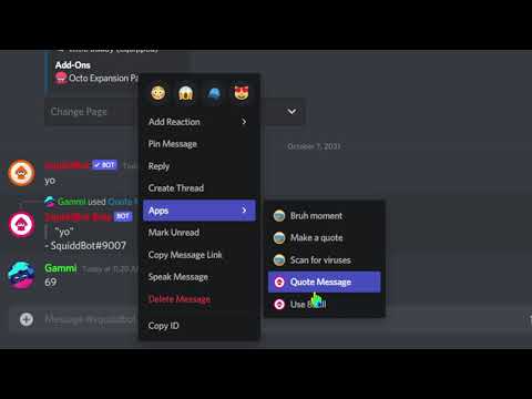 Context Menu Commands