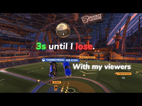 3s until I lose, with my viewers. 💀 (This was insane) @Tonyclipsrl #rocketleague #rl #rlclips