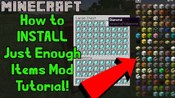 Minecraft J.E.I Mod Tutorial | 2020 UPDATED