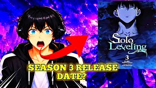 SOLO LEVELING Season 3 Release Date Finally Revealed? 