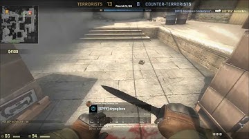 CS:GO 3v1 Intelligent Clutch de_dust2