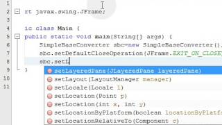 Java Simple Base Converter Tutorial screenshot 1