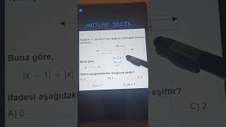 MUTLAK DEĞER TYT-DGS-KPSS-ALES-AYT #tytmatematik #matematik