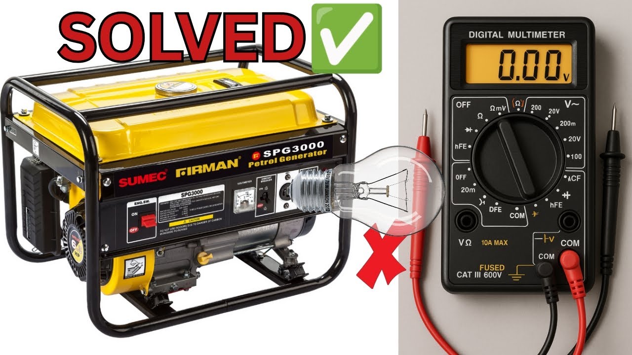 FIRMAN GENERATOR NO POWER OUTPUT