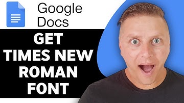 How to Get Times New Roman Font on Google Docs | Google Docs Tutorial 2025