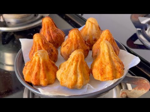 Fried Modak Recipe | Ganesh Chaturthi Special | Modak Recipe in Hindi !