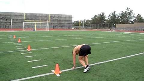 Mark Restelli 11.01 60 yard shuttle with Todd Norman