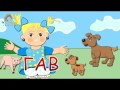 Обучающие - Развивающие мультфильмы: Домашние животные и их дети - Как говорят животные