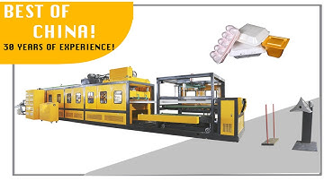 PS GPPS Foam food box machine PS food container machinery manufacture