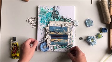 Step-by Step Tutorial Canvas "To the Sea" by Marie Johansson