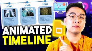 Easy ANIMATED TIMELINE in Google Slides! *TUTORIAL*