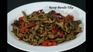 Resep Tumis Usus Pedas Gurih Super Praktis dan Enak