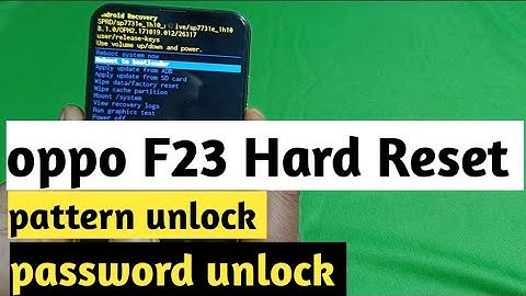 oppo F23 Hard Reset.all lock remove✅✅