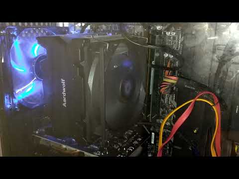 Кулер для процессора AARDWOLF PROXIMA 565 [AP-565-120] - демонстрация работы