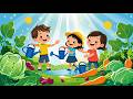 "Savez-vous planter les choux? 🌿 | Comptine Pour Enfants | Jardinez et Chantez"