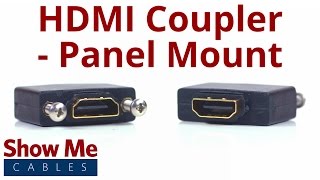 HDMI Female to HDMI Female Panel Mount Adapter #3609