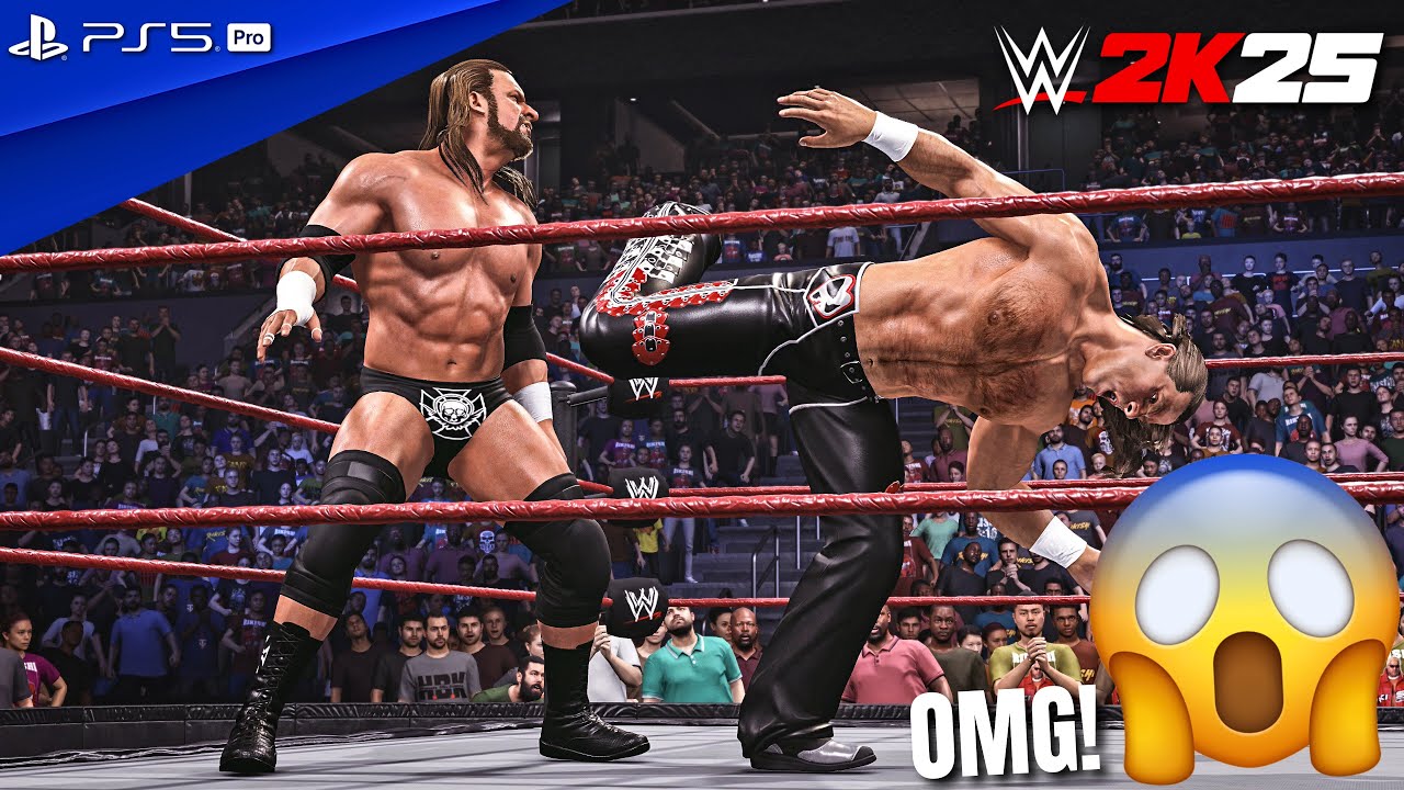 WWE 2K25 - Shawn Michaels vs. Triple H (c) - Last Man Standing Match | PS5 Pro [4K60]