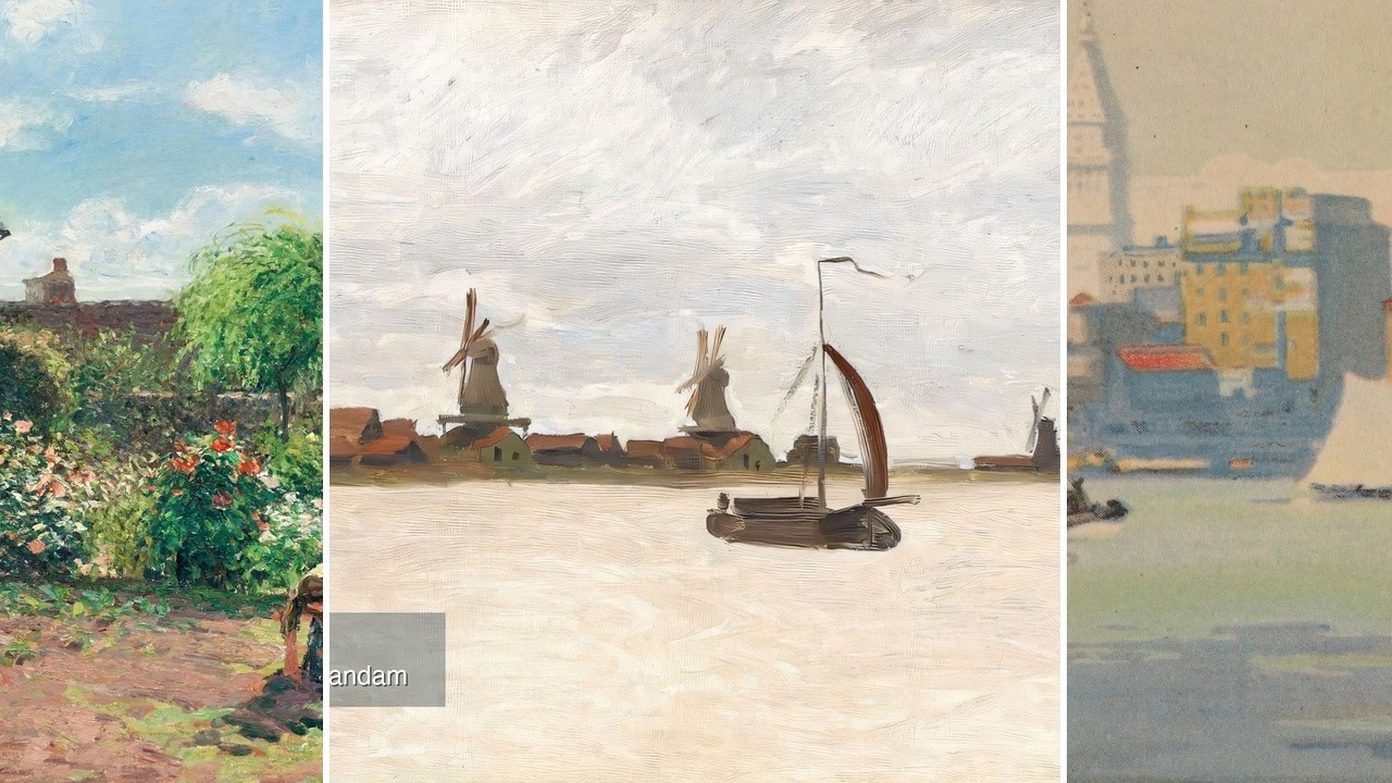 Impressionist Art TV — Silent Art Gallery · June 26 Night | The Outer Harbour at Zaan… & others