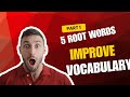 5 Root words to improve vocab #rootwords #englishgrammar #vocabulary #competitiveexams