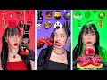 ASMR MUKBANG | Spicy Food, Jelly, Spicy Ramen, Bubble Tea &amp; Emoji Food