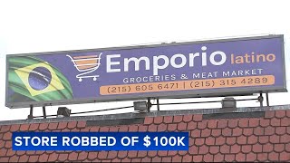 4 armed robbery suspects sought after roughly $100K stolen from Philadelphia store