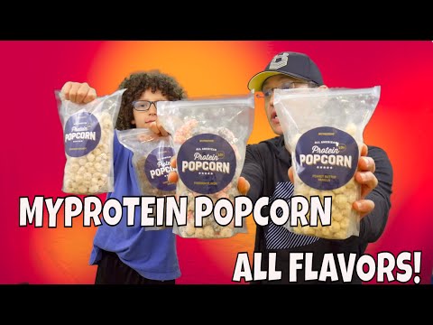 MYPROTEIN Protein Popcorn Review - [ALL FLAVORS]