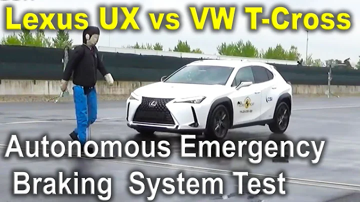 Volkswagen T-Cross vs Lexus UX Autonomous Emergency Braking System Test, Lane Support Test