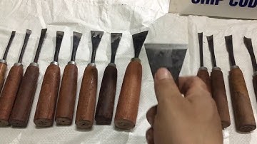 Bộ đục điêu khắc gỗ 45 chi tiết được mài sắc bén .Lh: 0857.190.001