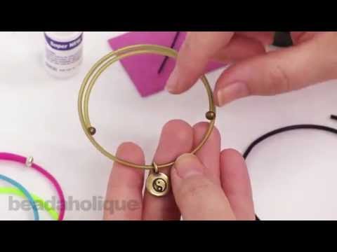 How to Use Beadalon Flat Memory Wire Glue On Pad Findings — Beadaholique