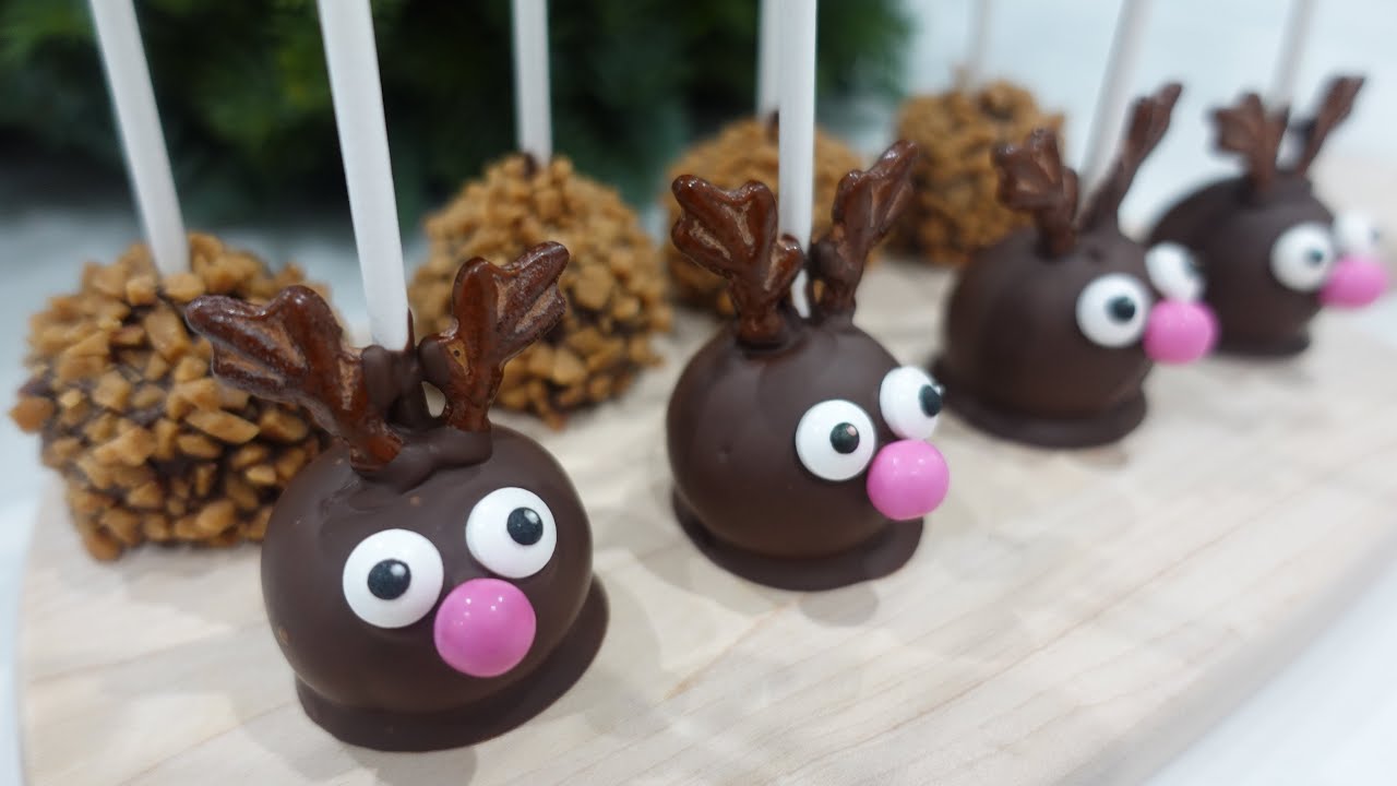 How to Make Reindeer Cake Pops | How to Price Custom Cake Pops | Cake Pop Decorating | Vlogmas Day 4