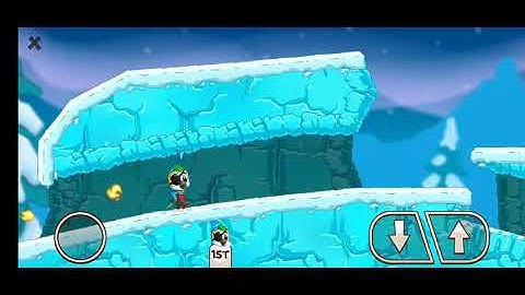 Fun Run 3 Arena - Slippery Slopes - Winning Shortcut
