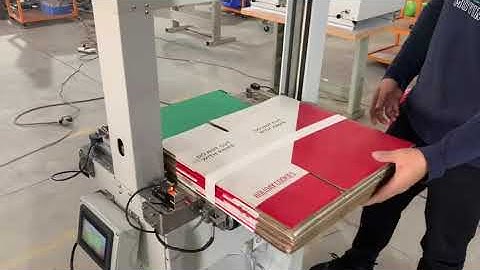 Automatic packaging machinery, conveyor sensor banding machine, eco-friendly paper strapping