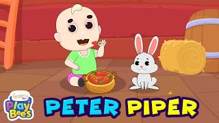 Peter Piper Picked a Peck of Pickled Pepper | Kids Songs & Nursery Rhymes | Lyric Video screenshot 3
