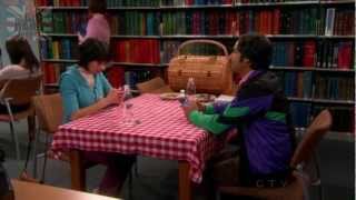 The Big Bang Theory S06E18 - Raj on a date with Lucy at the library!