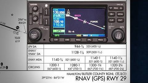 Garmin 430W LPV Approach -- WAAS Training Program from Sporty