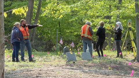 Discovery of dozens of gravesites reveal lost cemetery