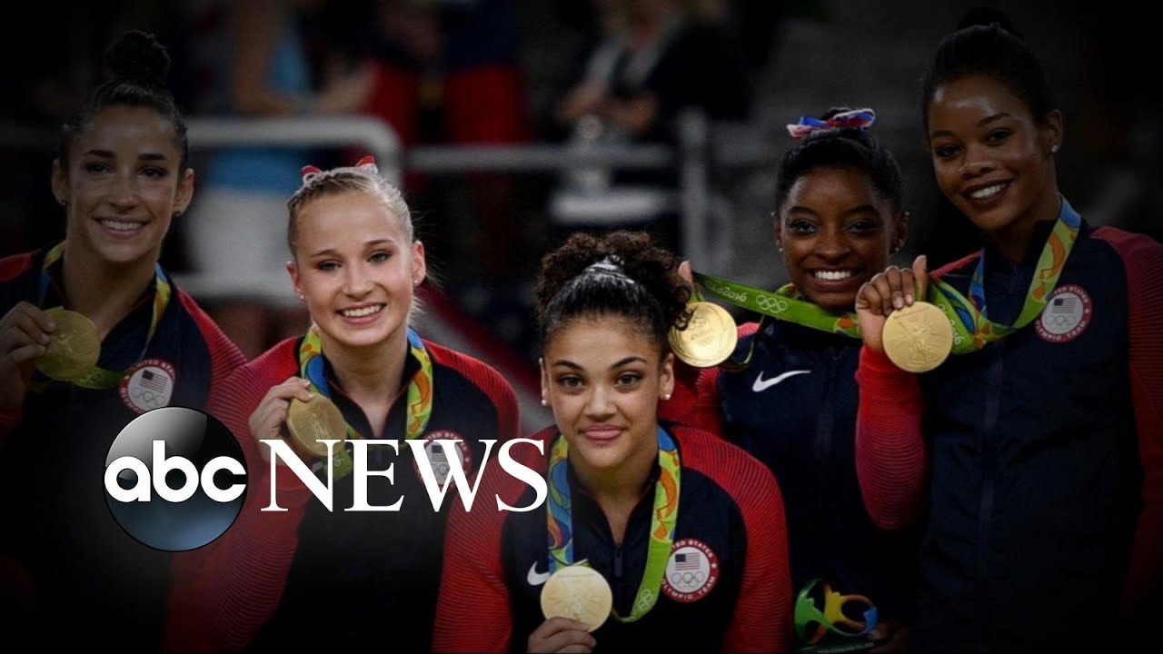 Olympics Us Women S Gymnastics Team Wins Gold Youtube
