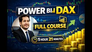 Power BI DAX Full Course in 1 Hour | Beginner to Advanced (2026) #powerbi #dax #dataanalyst #powerbi