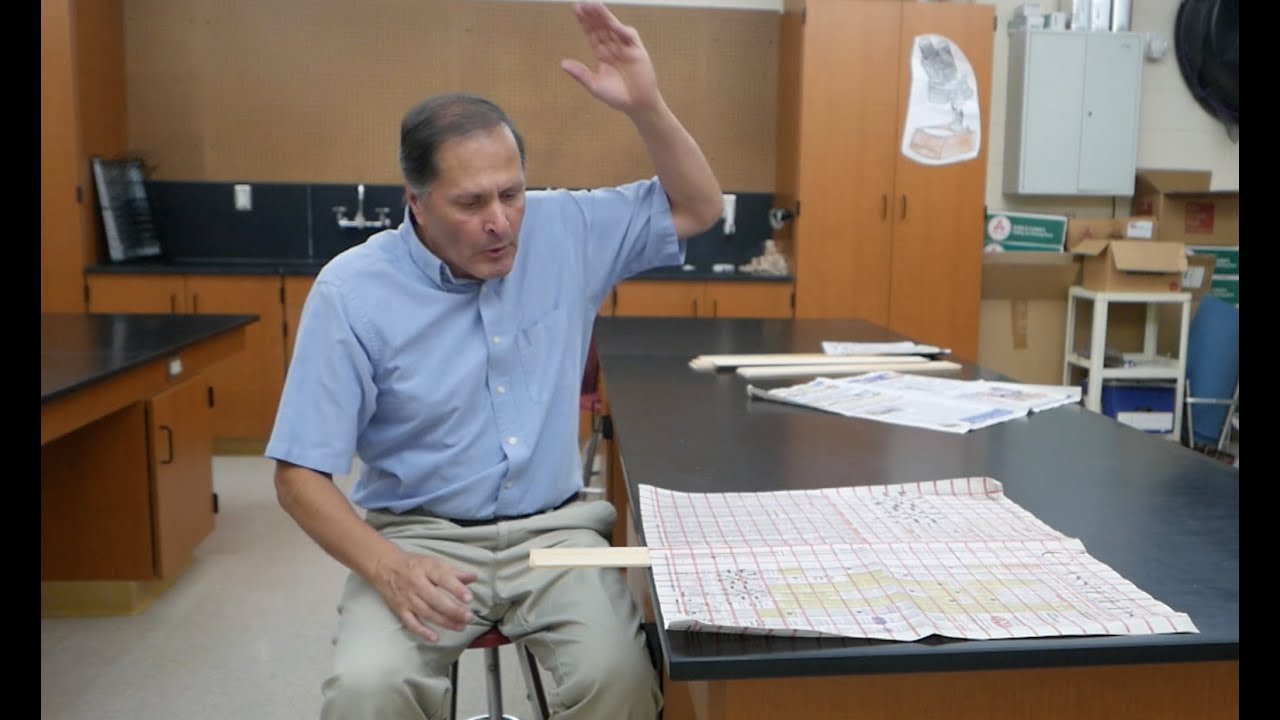 Breaking Board Paradoxair pressure // Homemade Science with Bruce