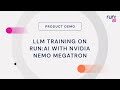 Llm training on runai with nvidia nemo megatron 