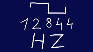 12844 hz square