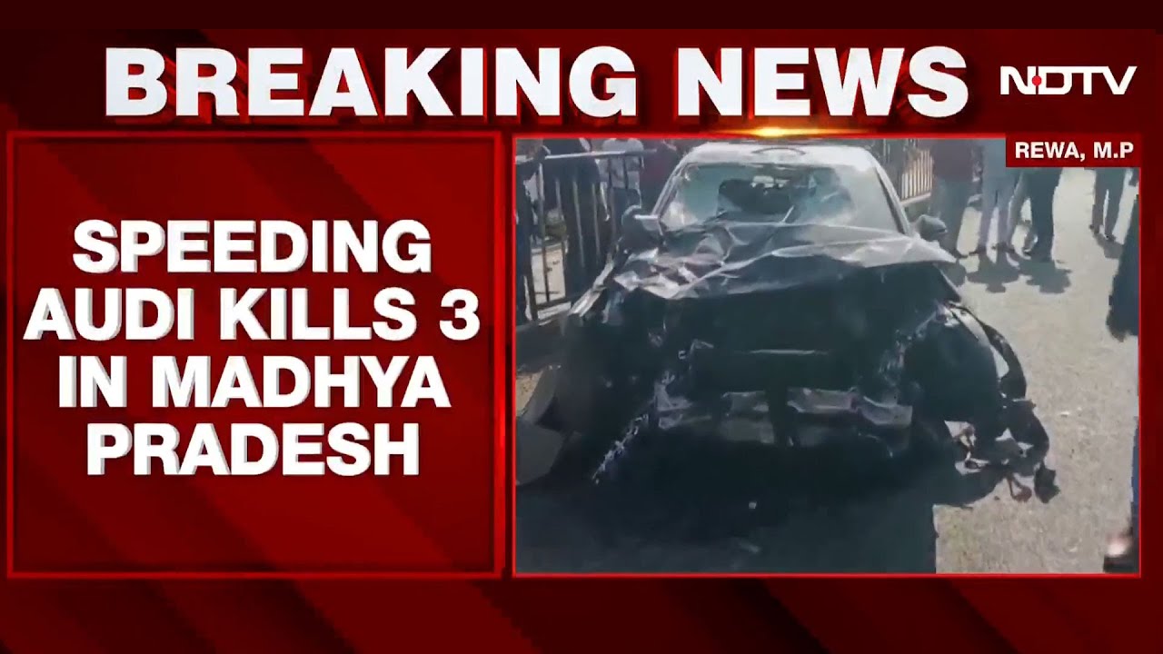 Audi Accident Madhya Pradesh | Speeding Audi Kills 3 Family Members in ...