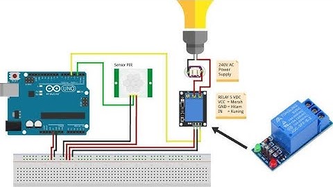 Membuat Lampu Otomatis dengan Sensor PIR Berbasis Arduino