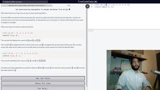 How to Use the Destructuring Assignment to Assign Variables from Arrays