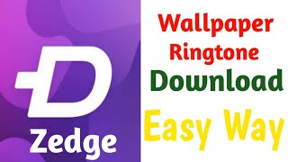How To Download Wallpaper | Ringtone | Notification | Tone Easy Way To Download All Using Zedge. screenshot 5