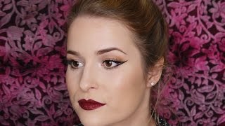 A Simple Classic Makeup Tutorial Inspired By Lily Collins Oscar 2017 Look Fiona Stiles